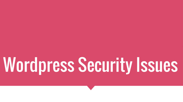 WordPress security issues